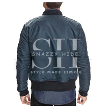 Men's Cordura Bomber Jacket Blue