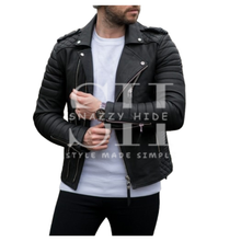 Men’s Boda Skins Kay Michaels Leather Biker Jacket