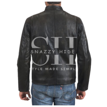 Men’s Rustic Biker Leather Jacket