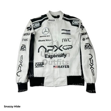 Brad Pitt F1 Black and White Racer Jacket