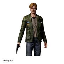 Silent Hill 2 James Sunderland Olive Green Leather Jacket
