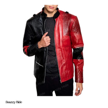 Live Fast Die Clown Halloween Leather Jacket