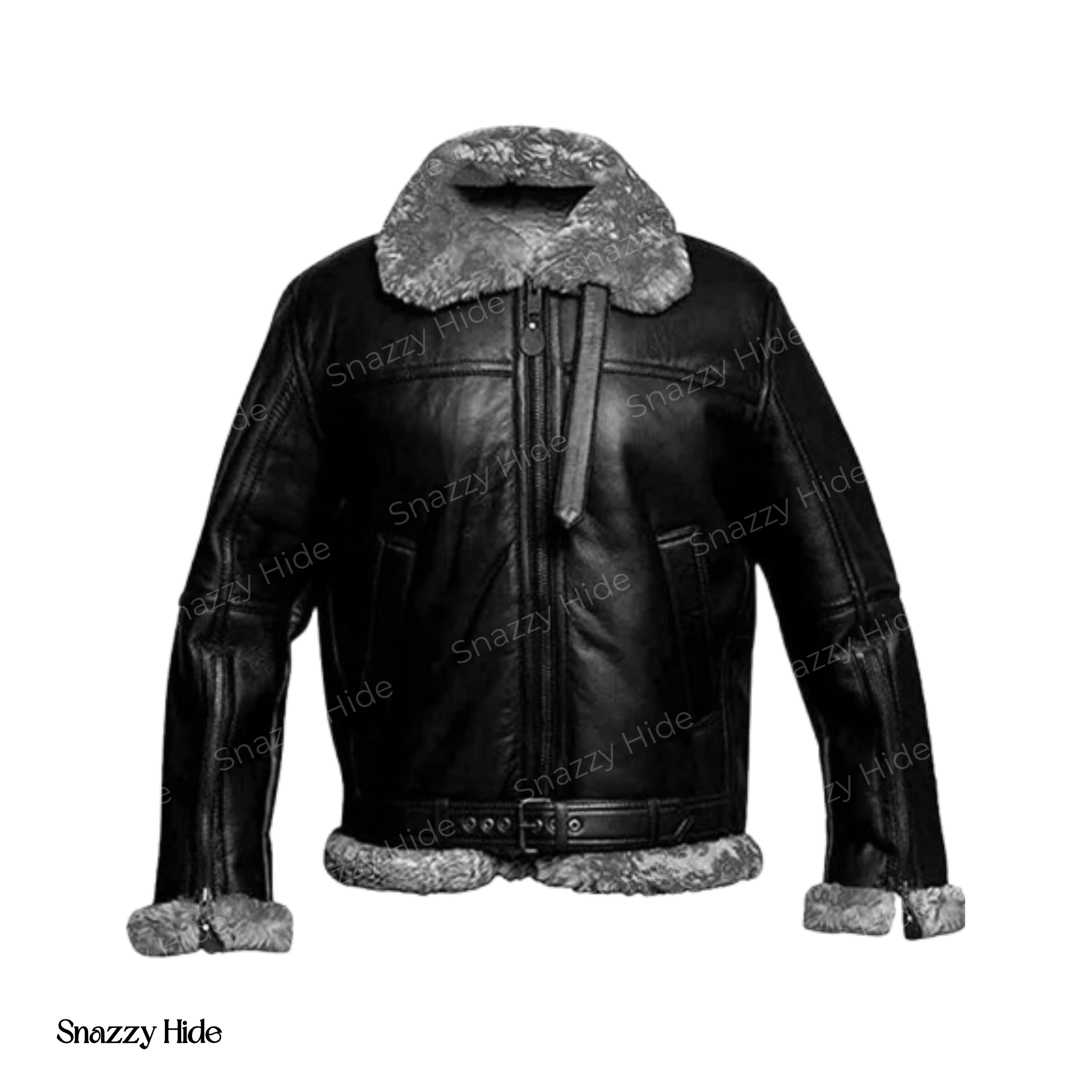 Men’s RAF Aviator Pilot Shearling Leather Jacket