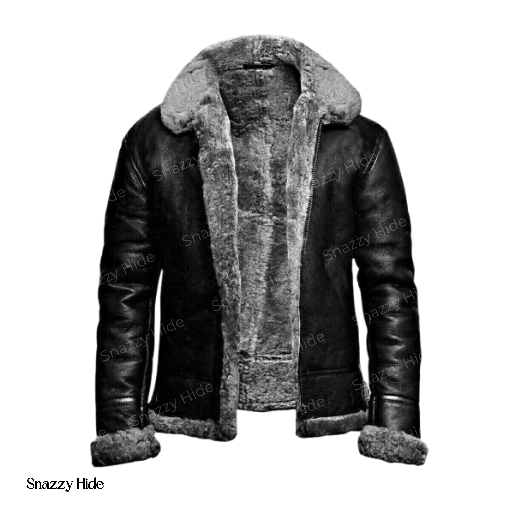 Men’s RAF Aviator Pilot Shearling Leather Jacket