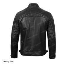 Men’s Black Cafe Racer Jacket