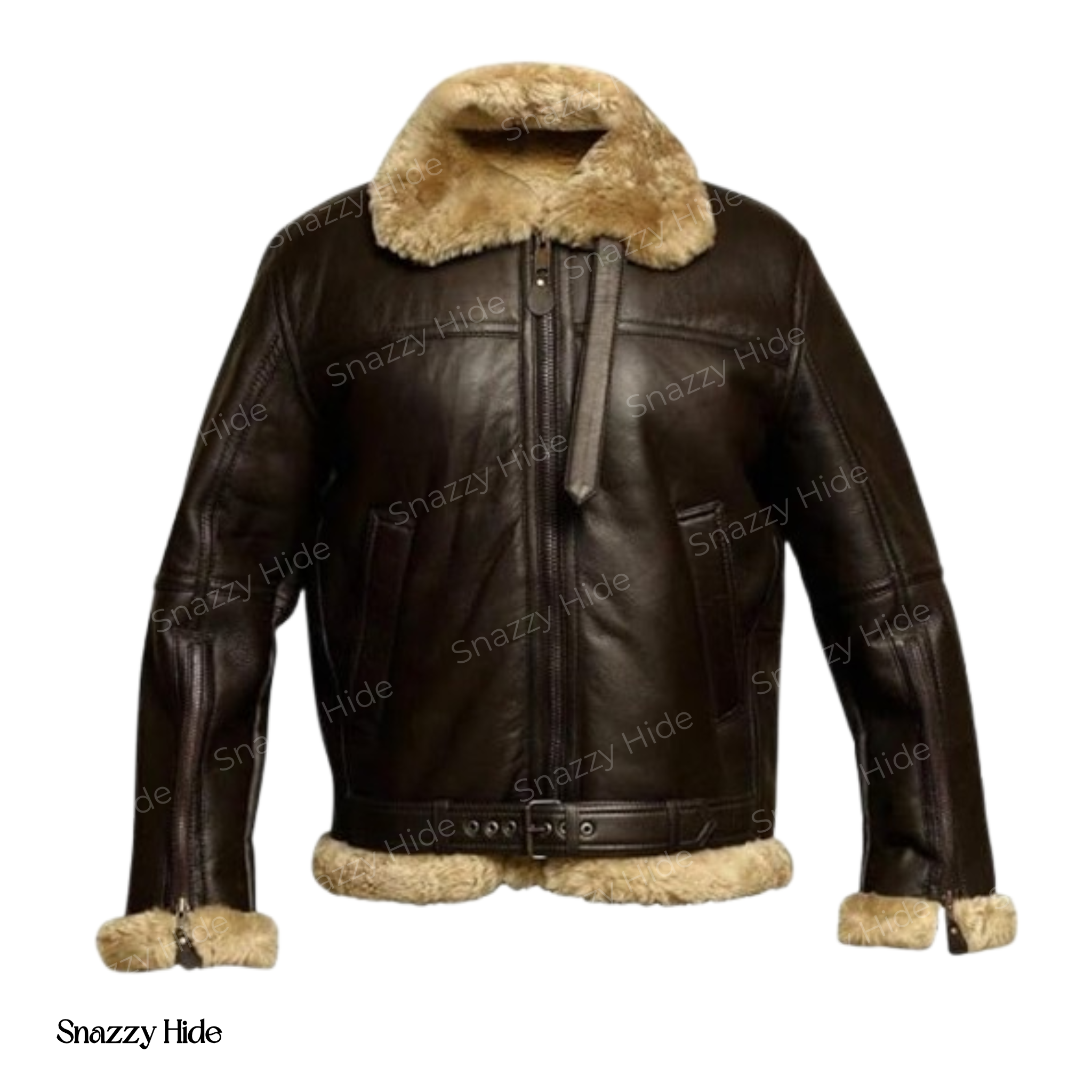 Douglas Aviator RAF SF Shearling Fur Bomber Jacket