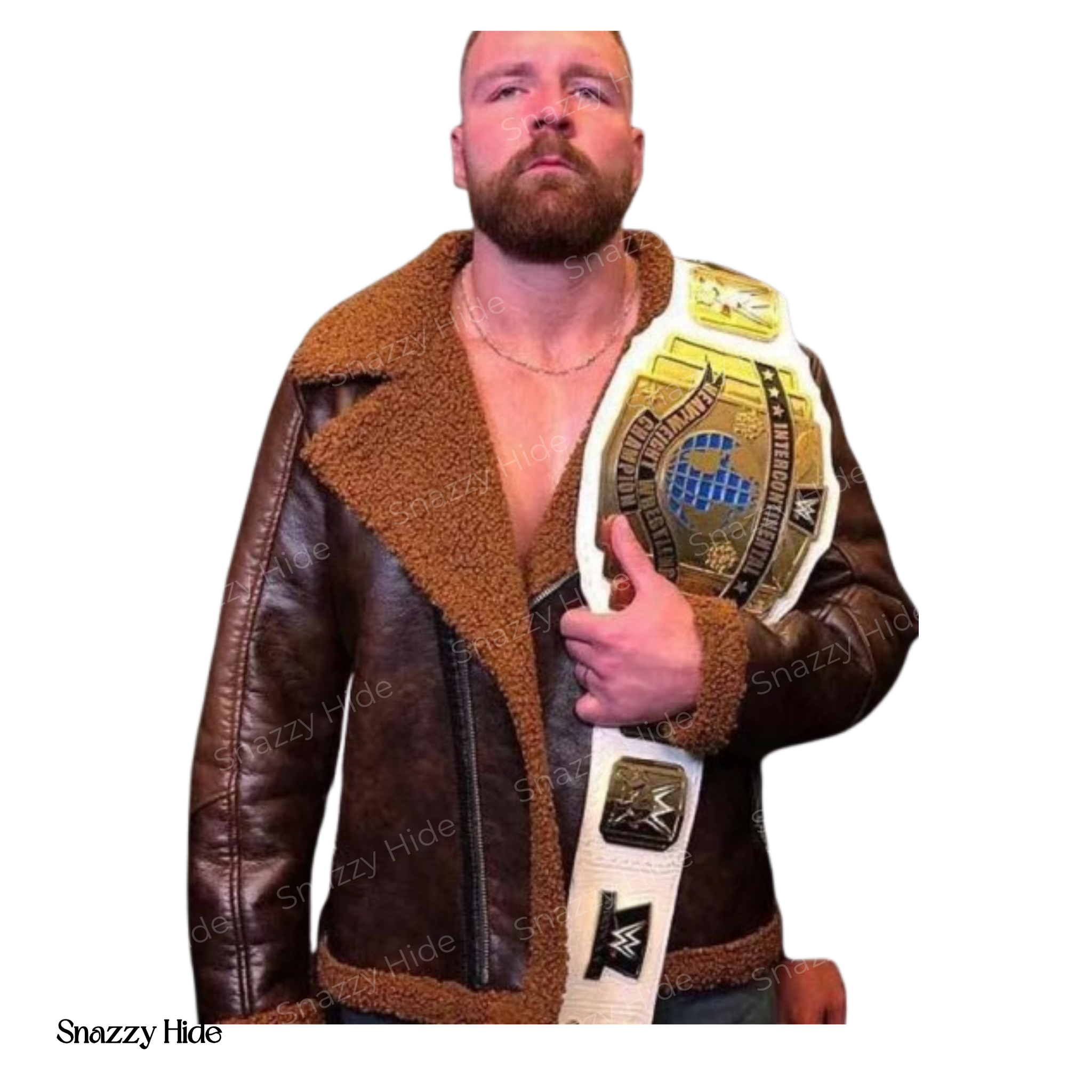 WWE Dean Ambrose Shearling Leather Jacket