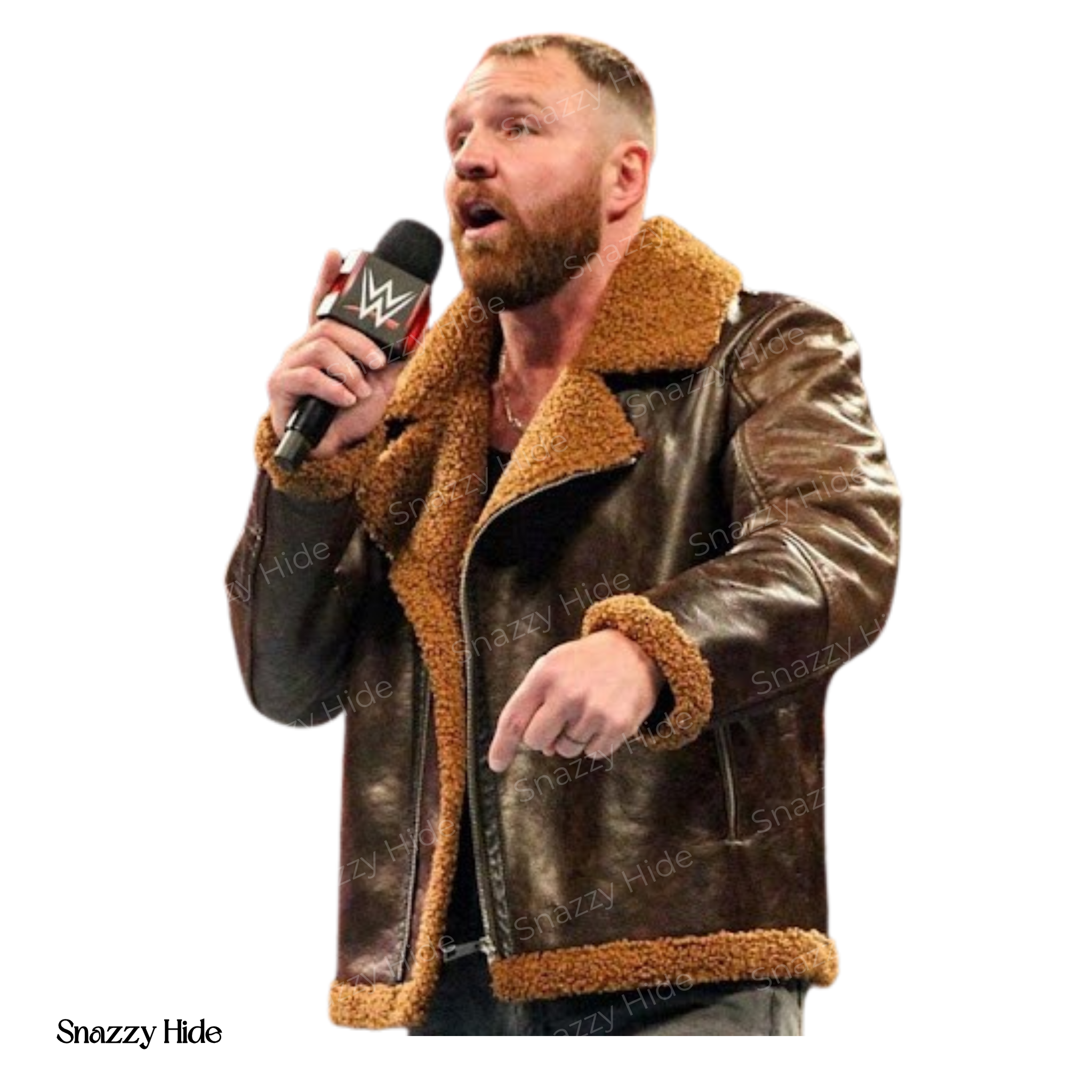 WWE Dean Ambrose Shearling Leather Jacket