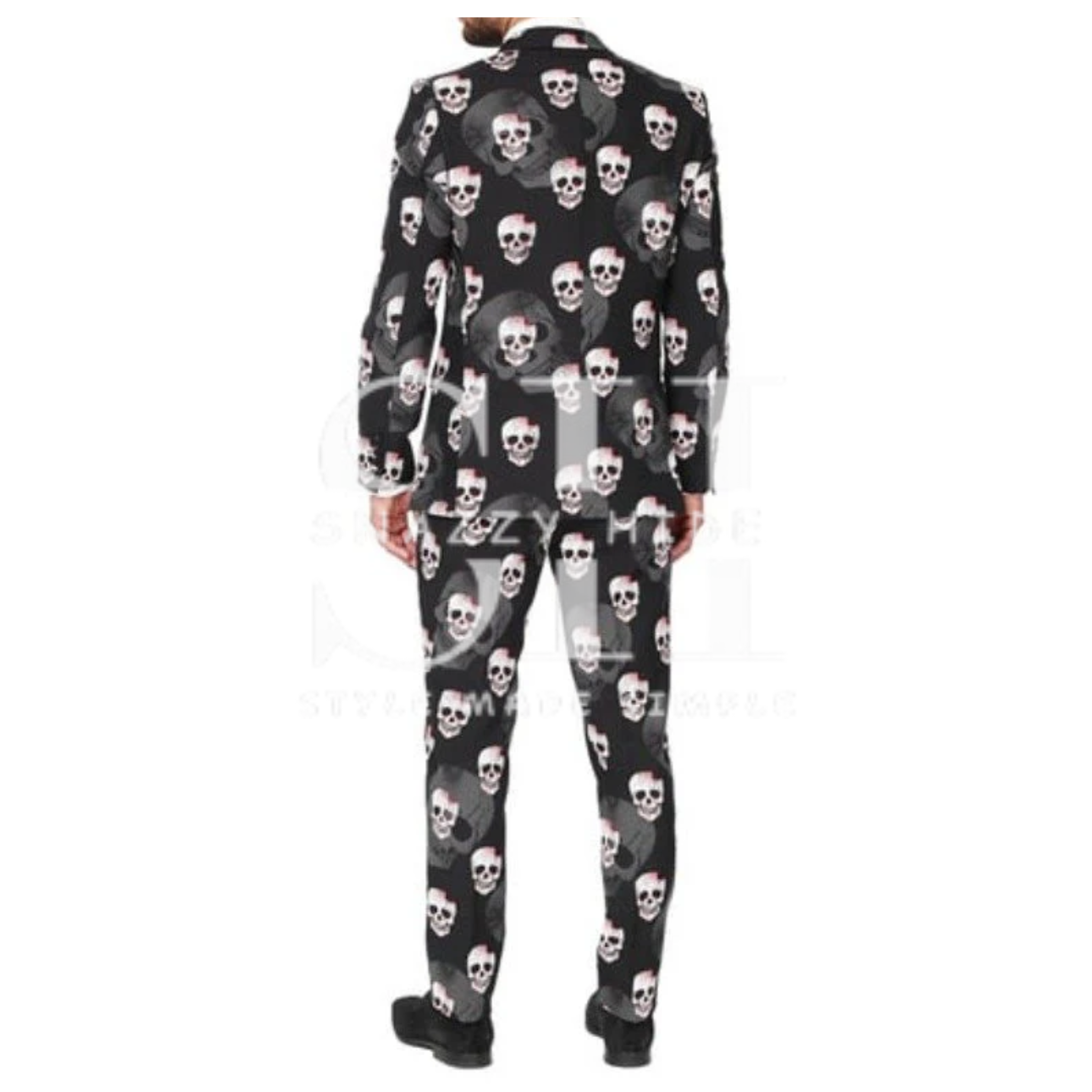 Skulleton Halloween 2024 Printed Tuxedo