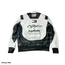 Brad Pitt F1 Black and White Racer Jacket