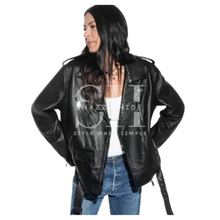 Super Bowl LIX Tabitha Oversized Moto Jacket