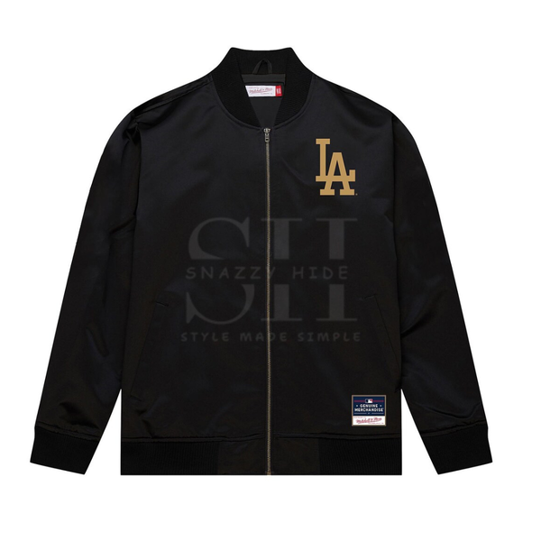 Black LA Dodgers Bomber Jacket