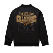 Black LA Dodgers Bomber Jacket