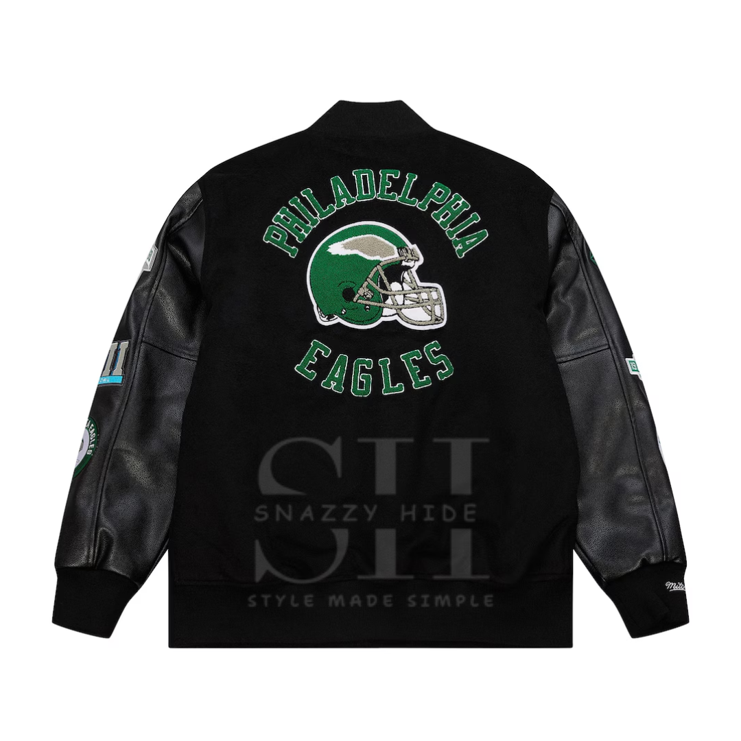 Philadelphia Eagles Mitchell & Ness Varsity Jacket