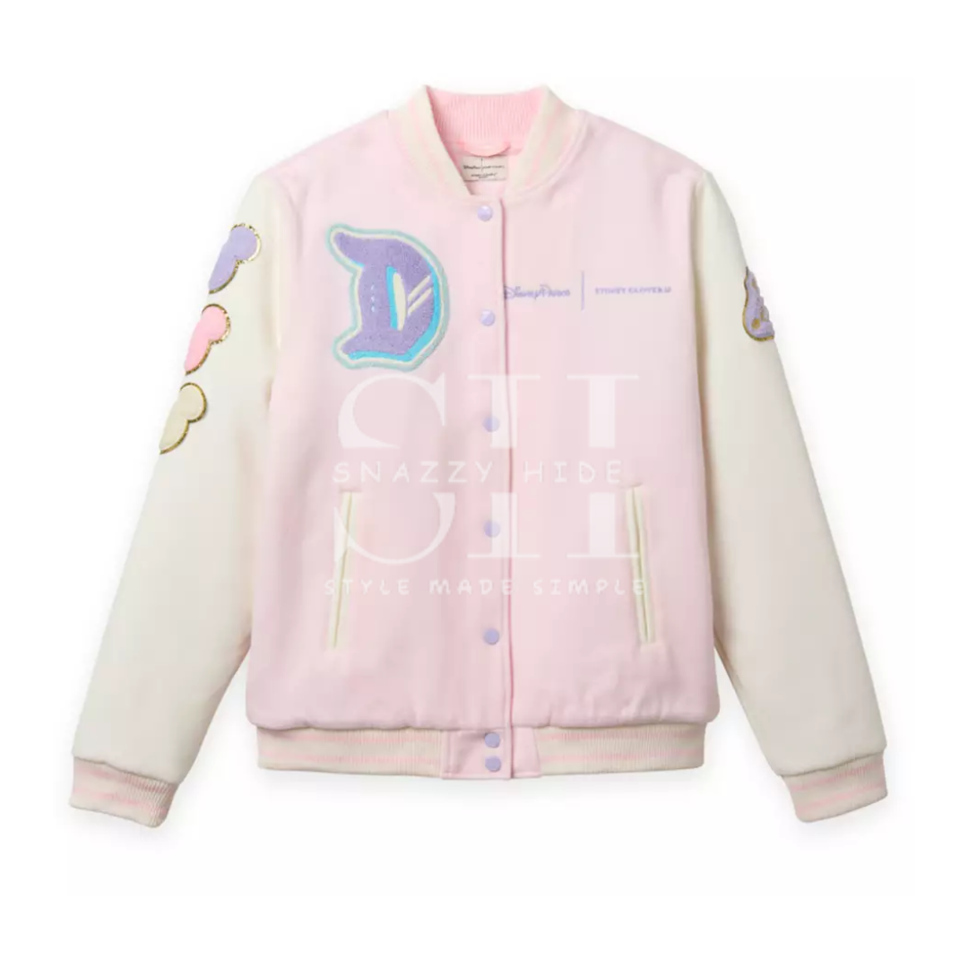 Disneyland Pastel Mickey Mouse Varsity Jacket