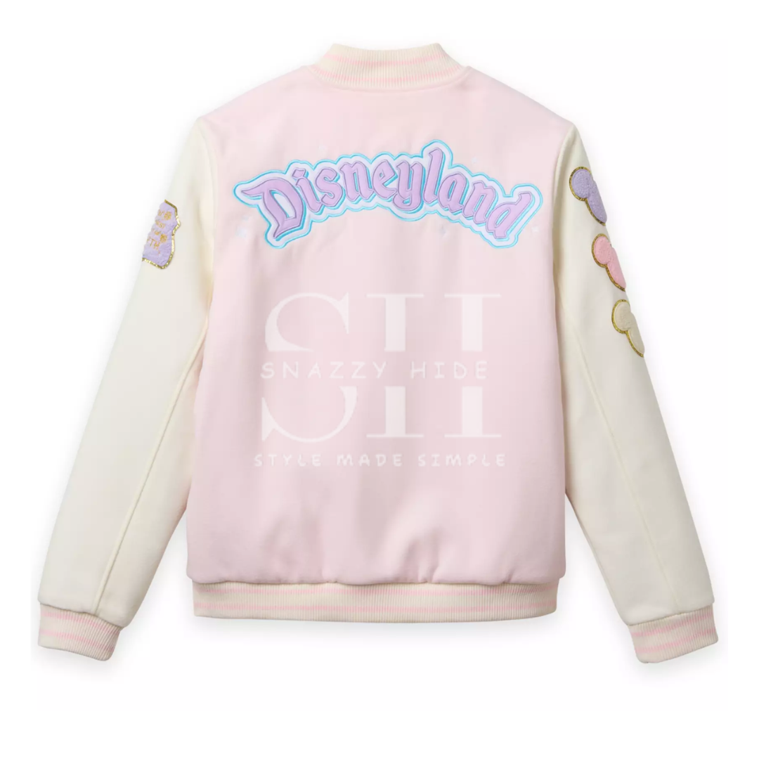 Disneyland Pastel Mickey Mouse Varsity Jacket