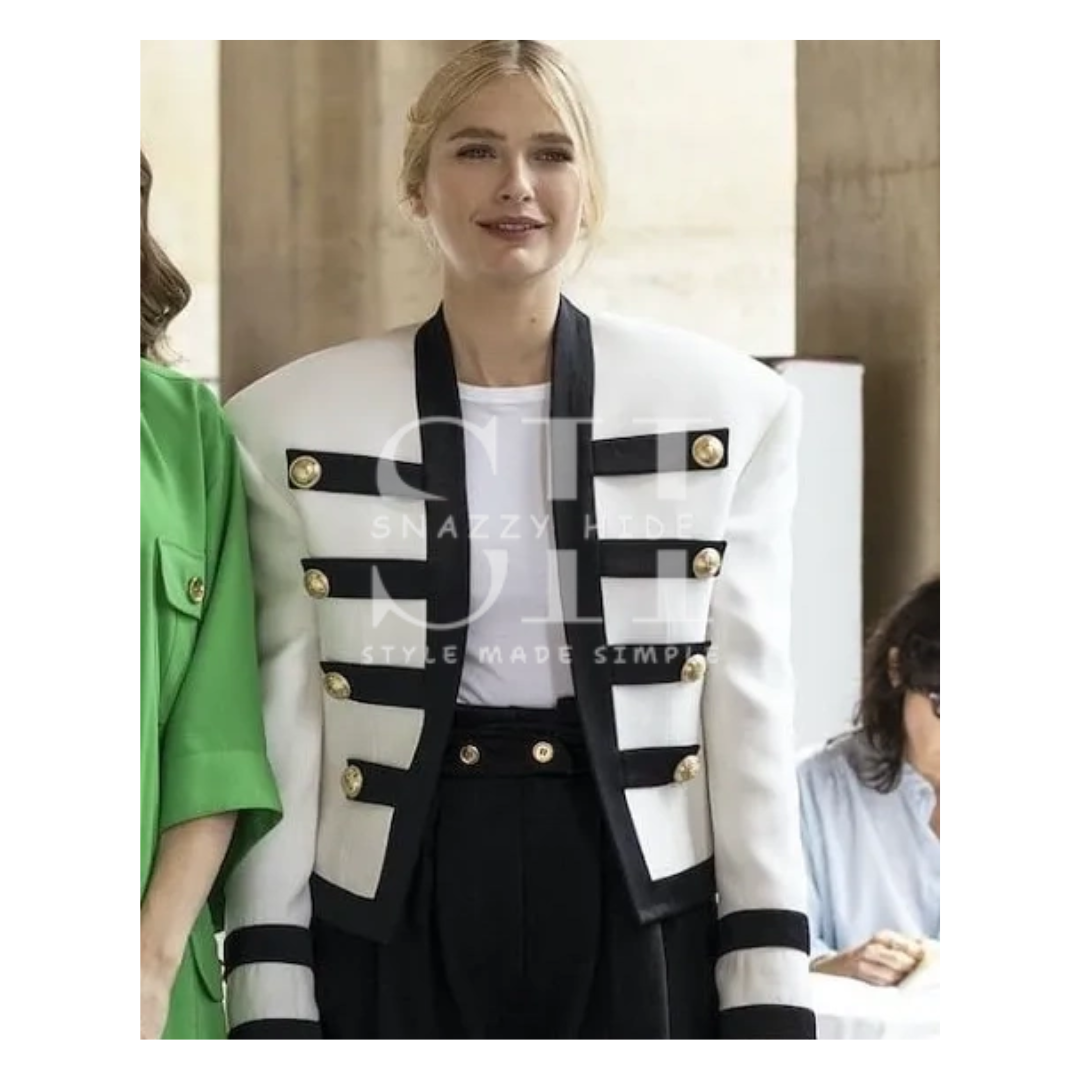Emily in Paris S02 Camille Military Jacket