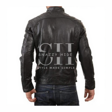 Men's Western Black Leather Jacket