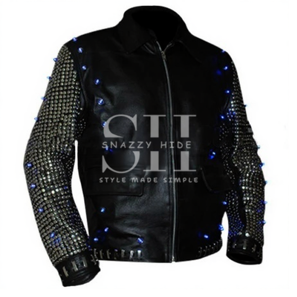 Chris Jericho Light Up WWE Leather Jacket
