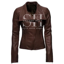 Arrow Lyla Michaels Brown Leather Jacket