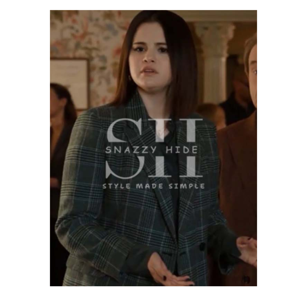 Only Murders in the Building S02 Mabel Mora Plaid Coat