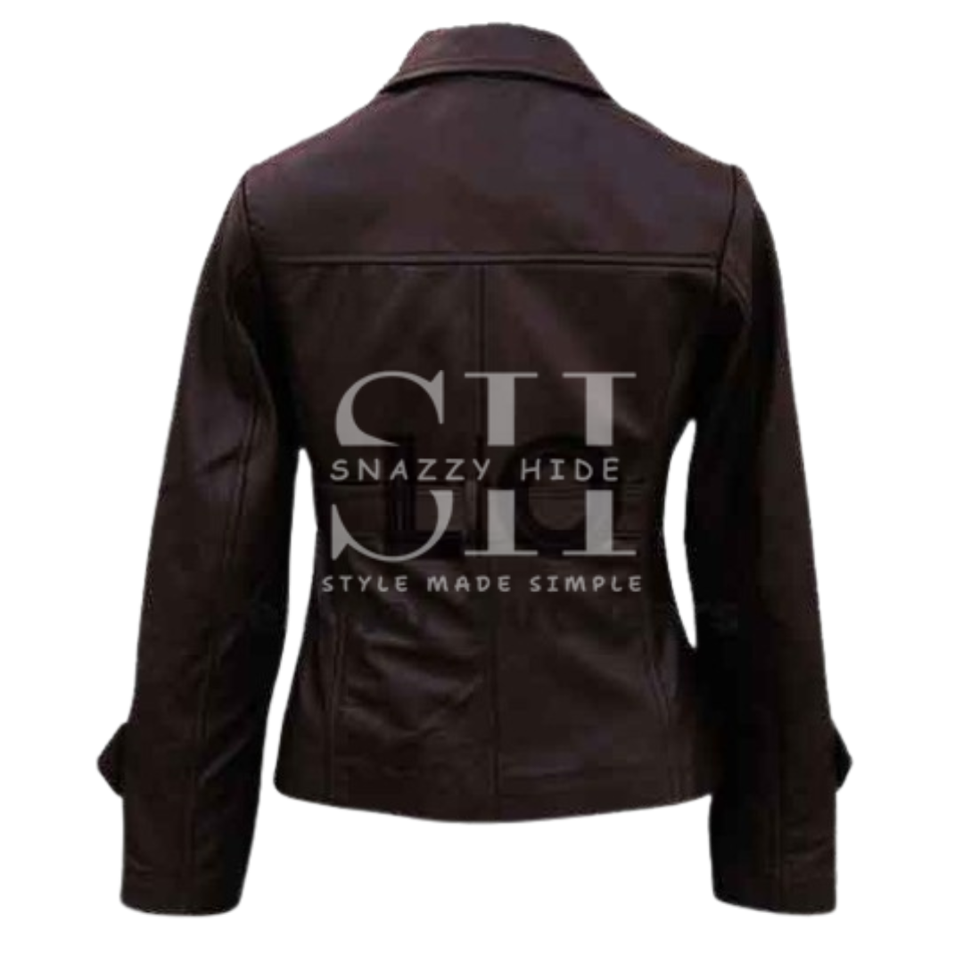 Peggy Carter Brown Leather Jacket