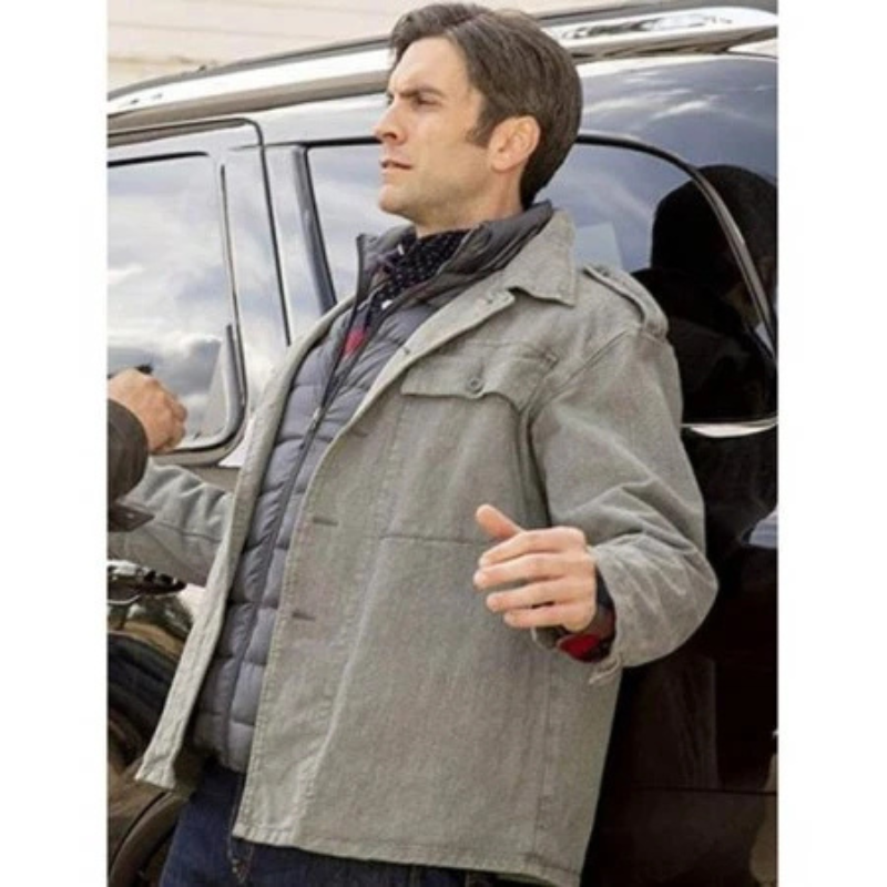 Yellowstone Jamie Dutton Grey Jacket