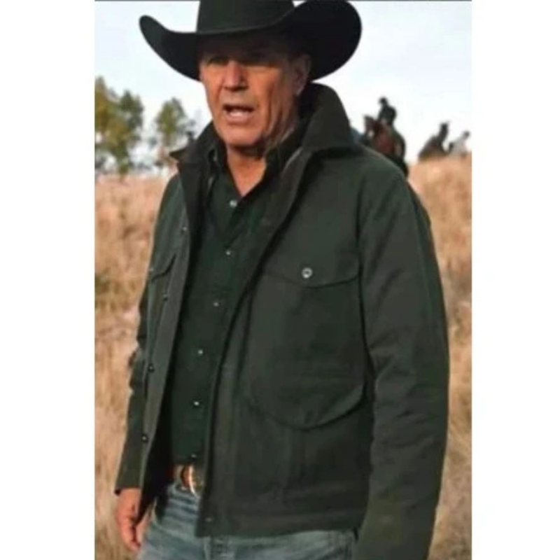 Yellowstone Kevin Costner Green Jacket