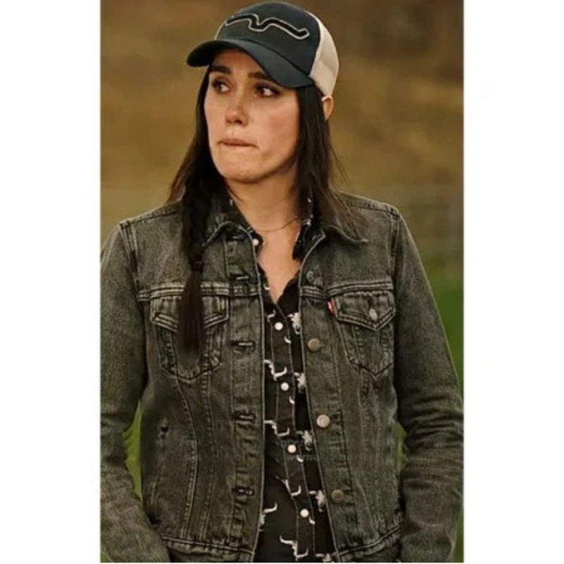 Yellowstone Mia Black Denim Jacket