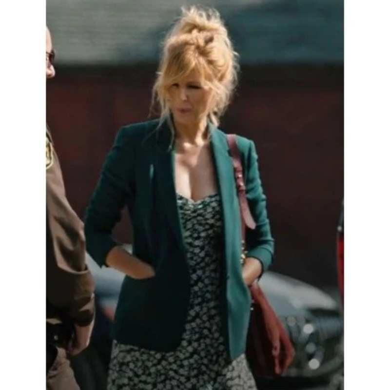 Yellowstone S04 Beth Dutton Teal Blazer
