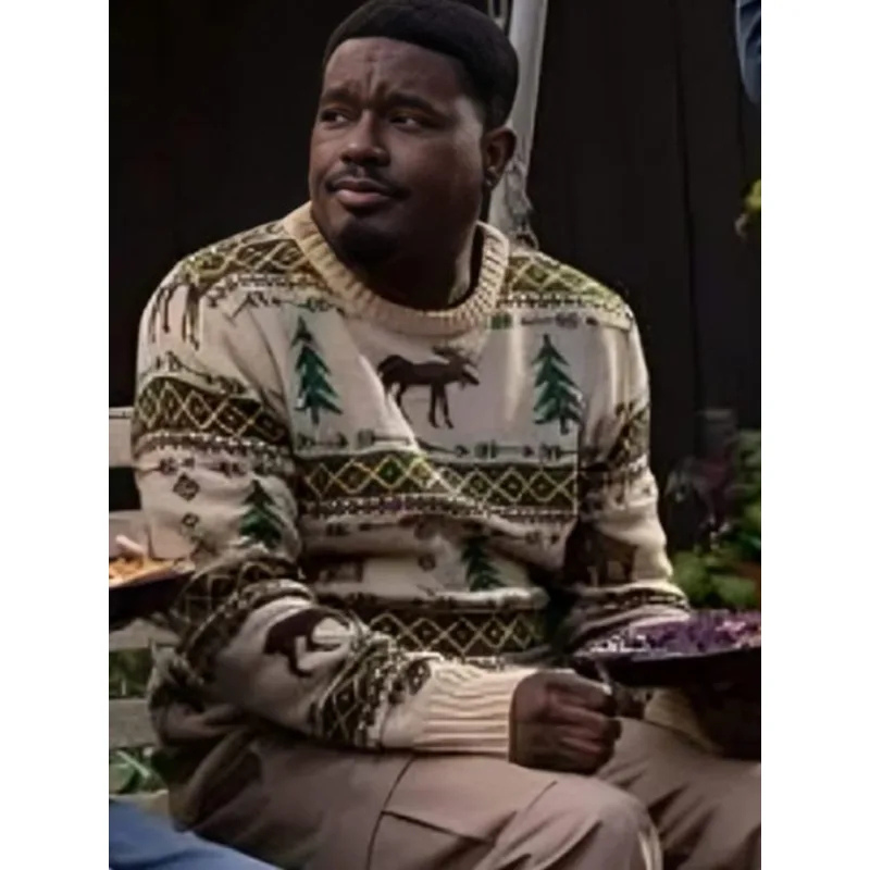 Lil Rel Howery Harold And The Purple Crayon Christmas Sweater