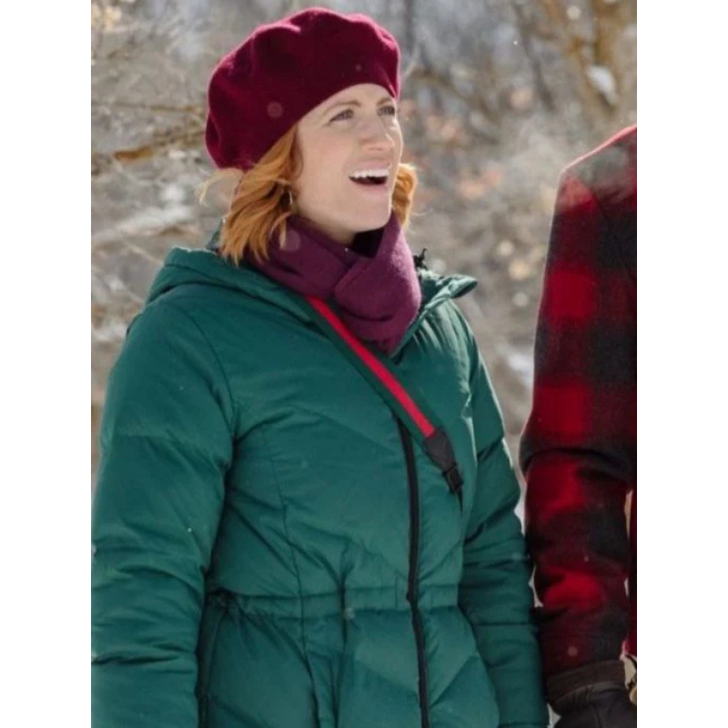 Brittany Snow Christmas with the Campbells Puffer Jacket