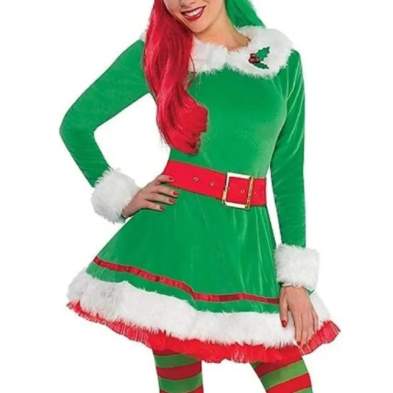 Santa Claus Elf Fancy Dress