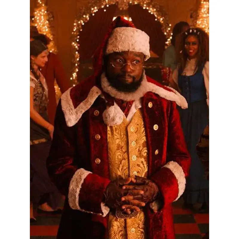 Dashing Through The Snow 2023 Lil Rel Howery Santa Coat