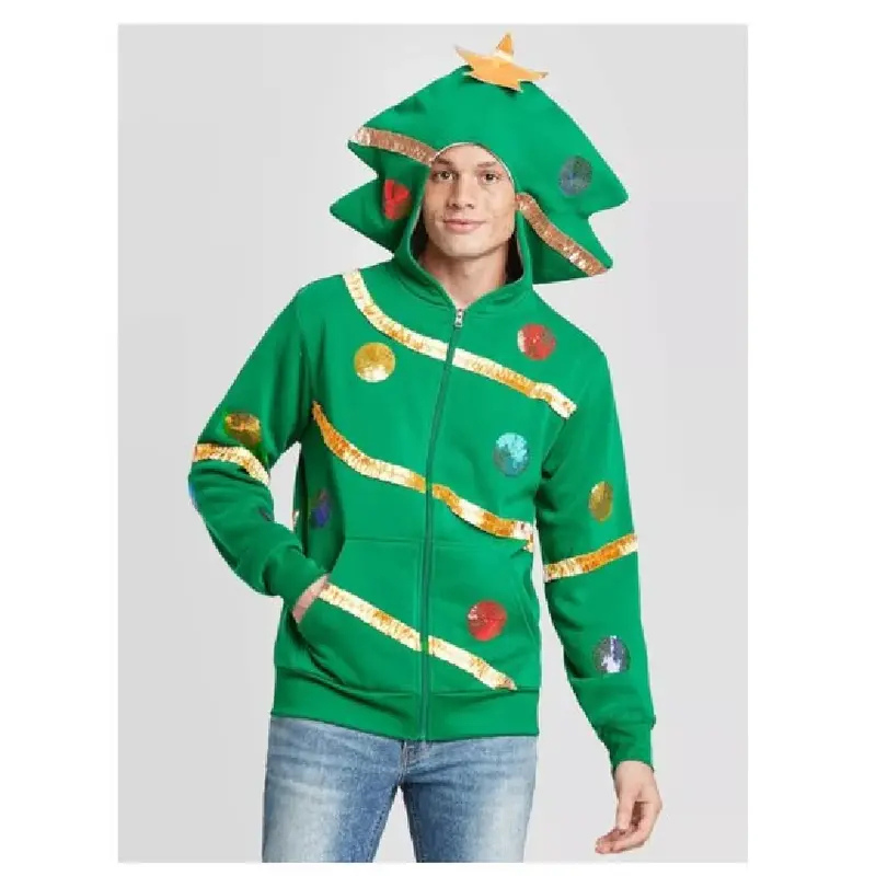 Hooded Christmas Tree Jacket