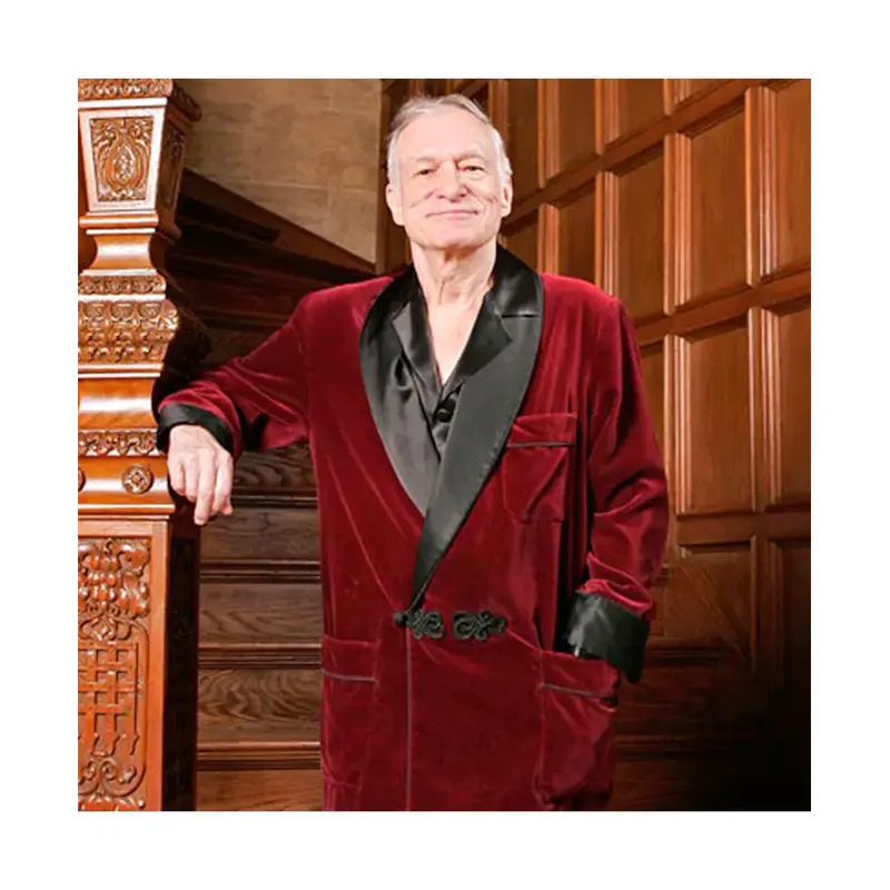 Hugh Hefner Velvet Coat