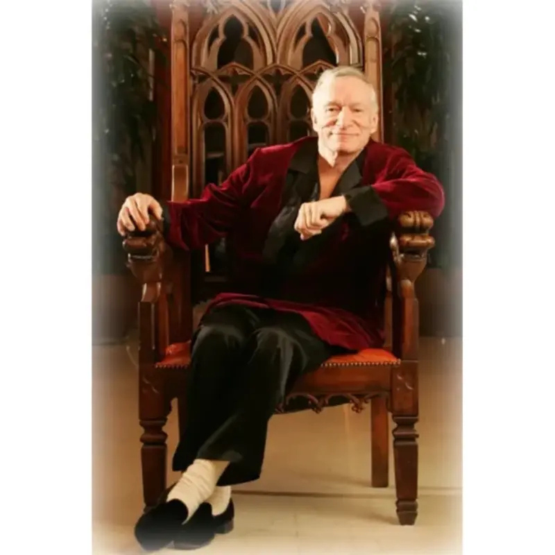 Hugh Hefner Velvet Coat