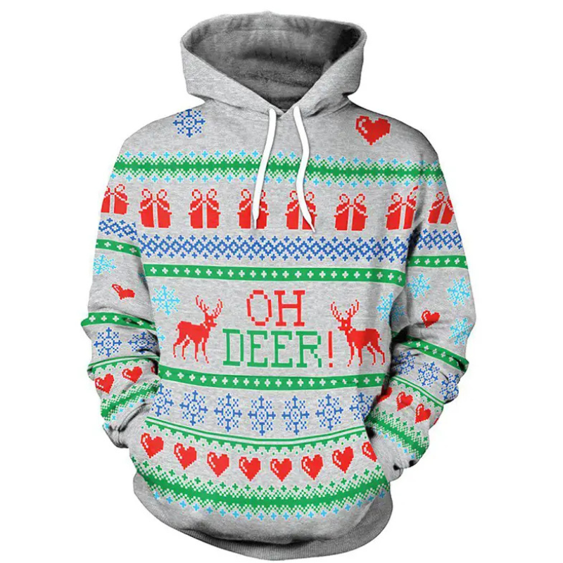 Christmas OH Deer Hoodie