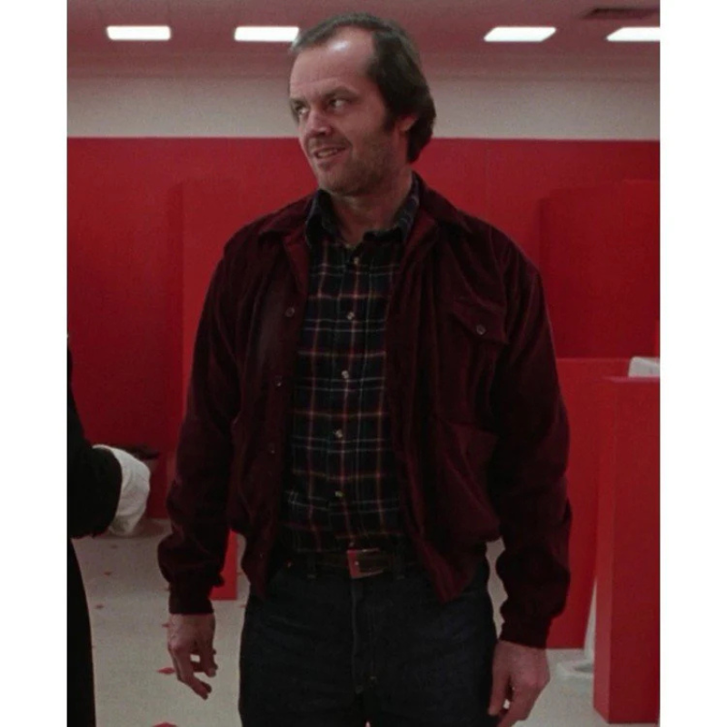 Jack Nicholson Shining Movie Red Corduroy Jacket