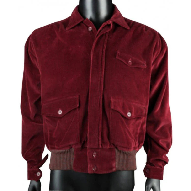 Jack Nicholson Shining Movie Red Corduroy Jacket