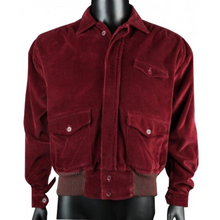 Snazzy Red Corduroy Jacket