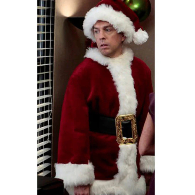 Ed Helms The Office Santa Claus Costume Jacket