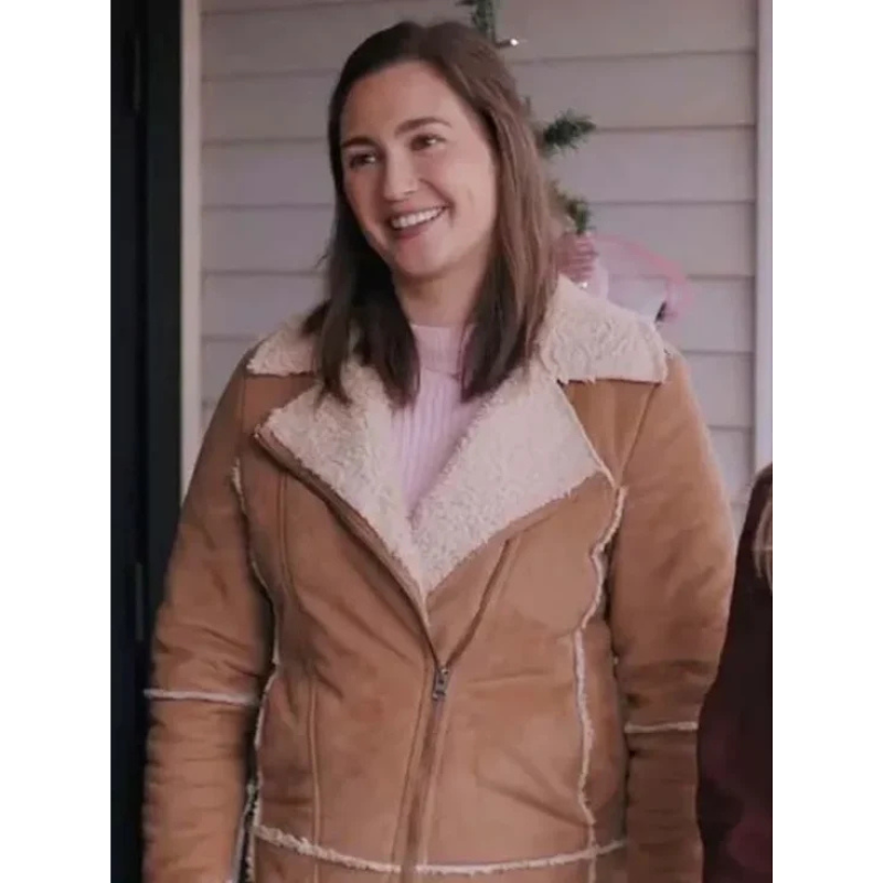 Everything Christmas Katherine Barrell Shearling Jacket