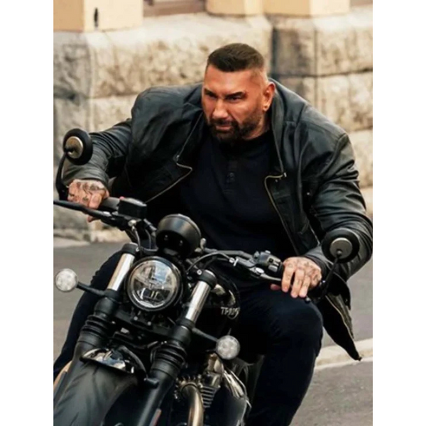My Spy The Eternal City Dave Bautista Leather Jacket