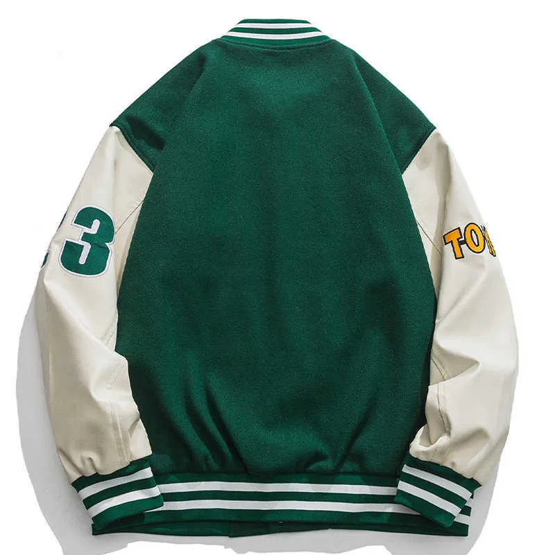 Norfolk State Spartans Varsity Green and White Jacket