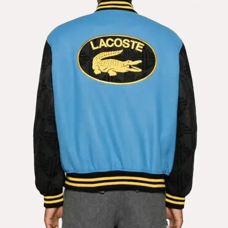 Novak Djokovic Lacoste Varsity Jacket - RoverJackets