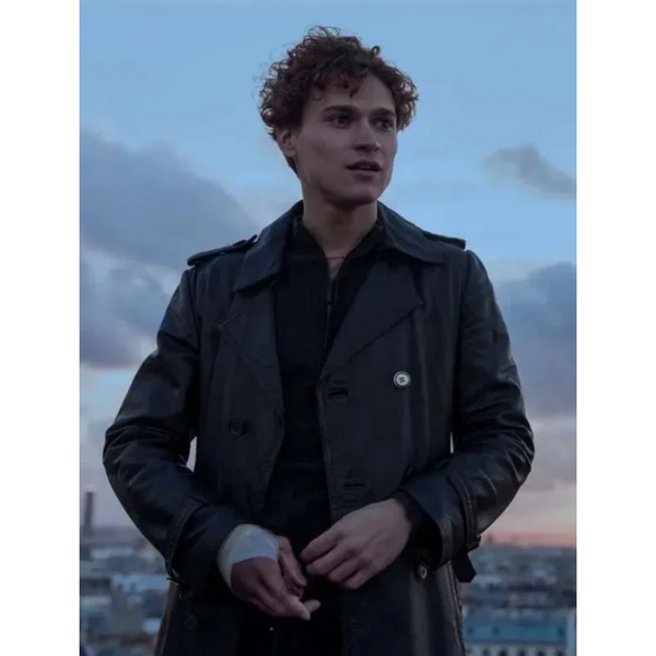 Young Rocco Supersex Black Leather Coat