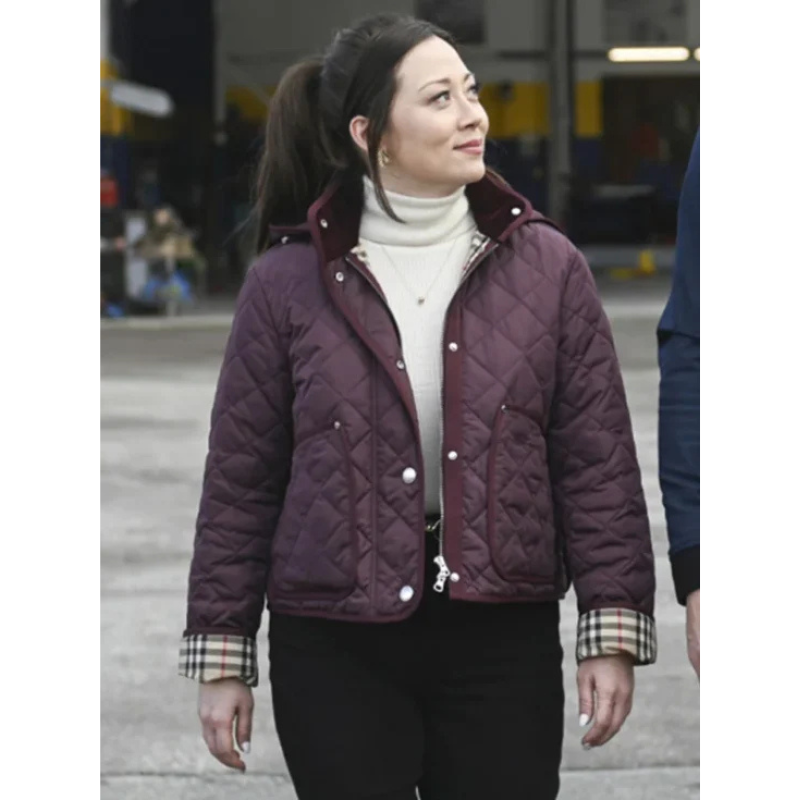 Reenie Green Tracker Quilted Hooded Jacket