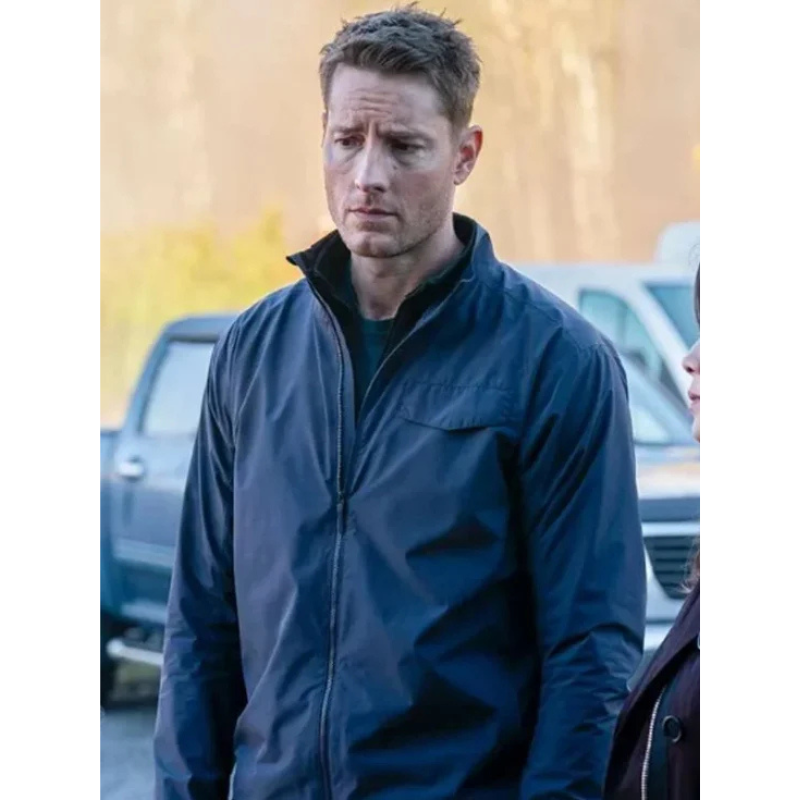 Justin Hartley Tracker 2024 Blue Jacket