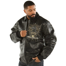Pelle Pelle Grandmaster Black Croc Jacket